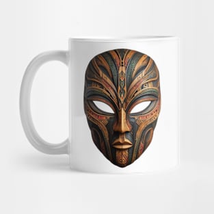 ethnic wooden mask Mug